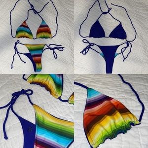 Reversible Thong Bikini